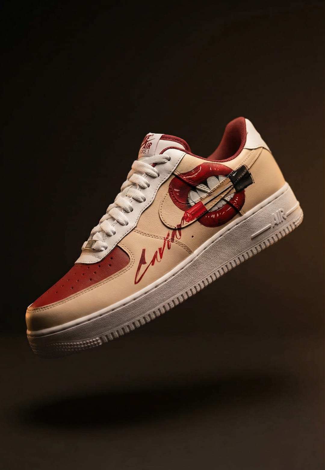 Dynamic Angle Nike Air Force 1 Grin