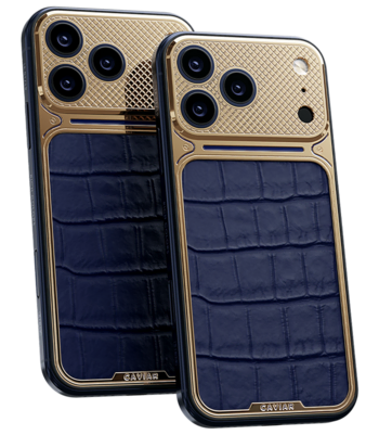 Custom iPhone 17 Pro/Pro Max Gold Navy