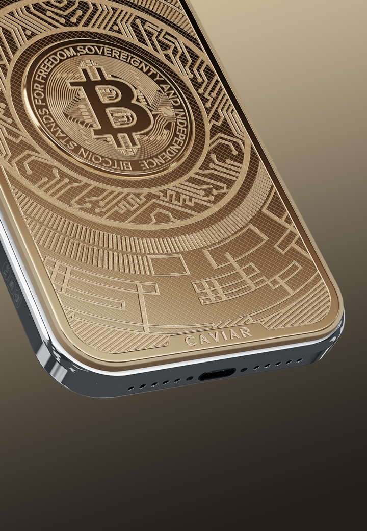 Gold Bitcoin 18K