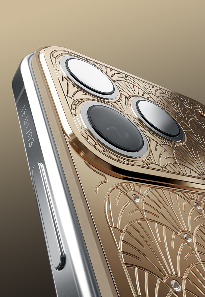 Camera Block Palmette 18K