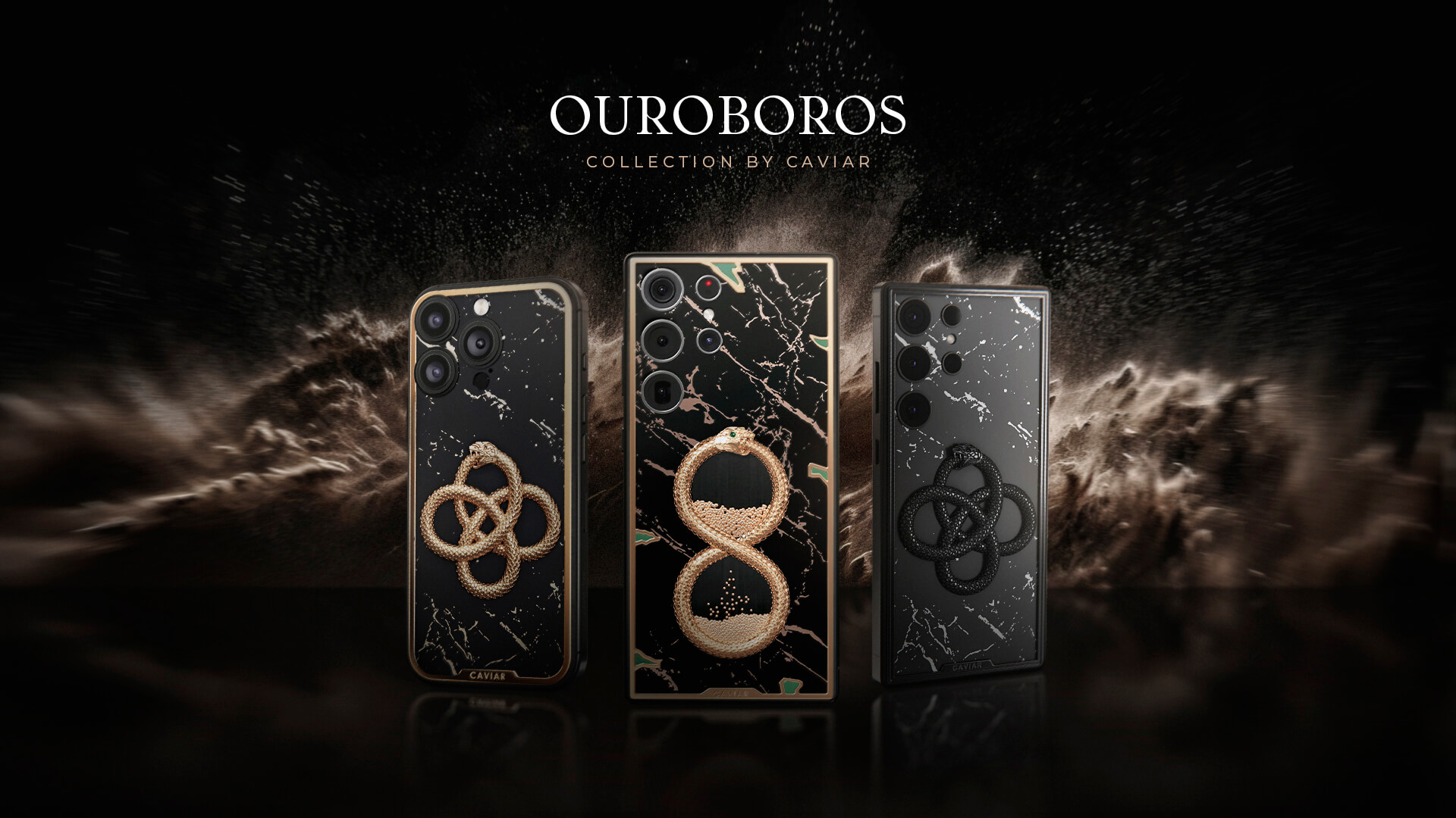 Caviar unveils the World's First Custom Samsung S25 Ultra Ouroboros in honor of the Year of the Snake