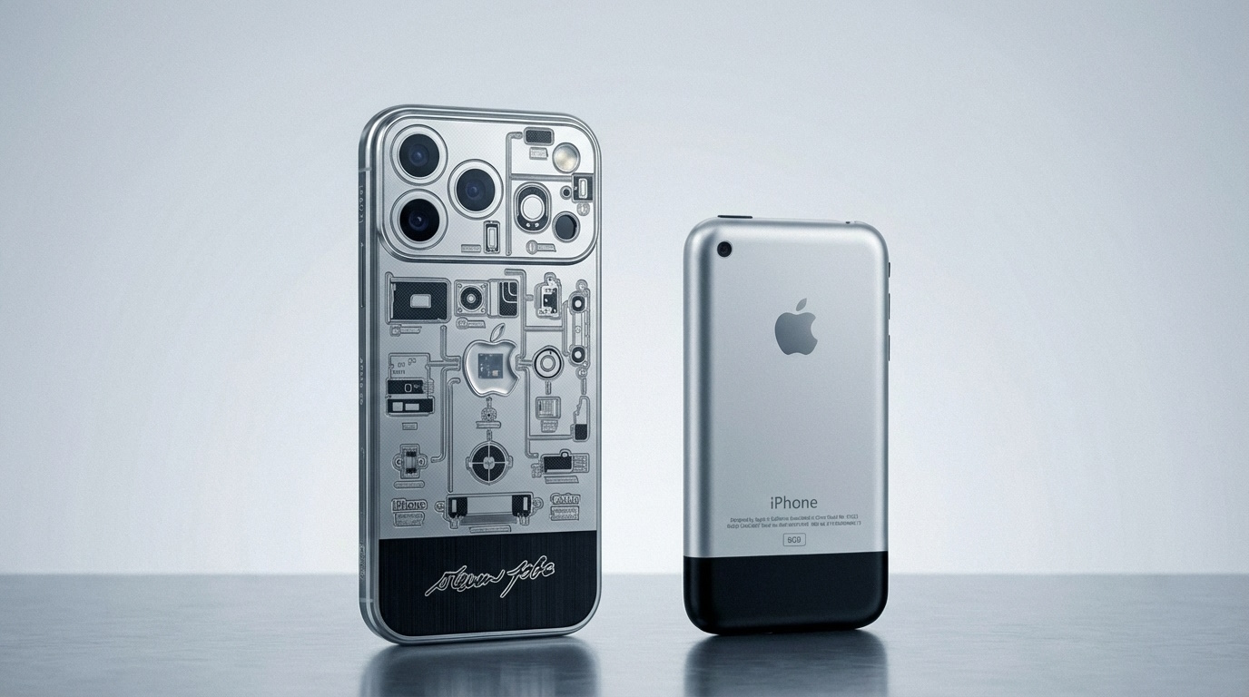 Jobs Model Sold Out: Caviar Reveals an iPhone 17 Pro Series Featuring an Original iPhone 2G Board Fragment